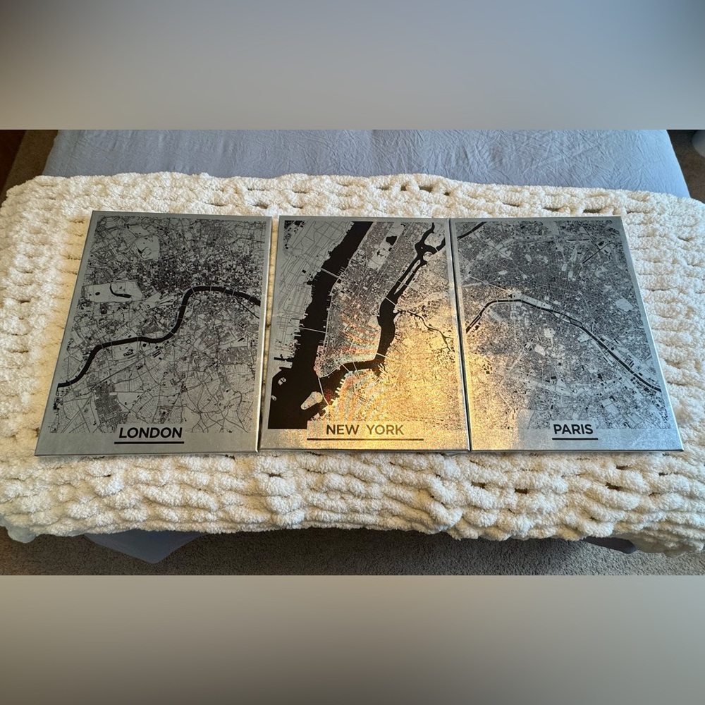 City Map Wall Art
